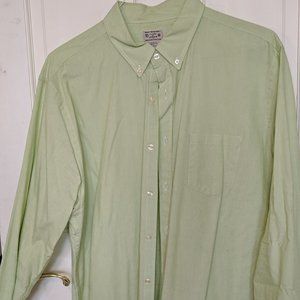 Light Green J.Crew Long Sleeve Button Up Shirt